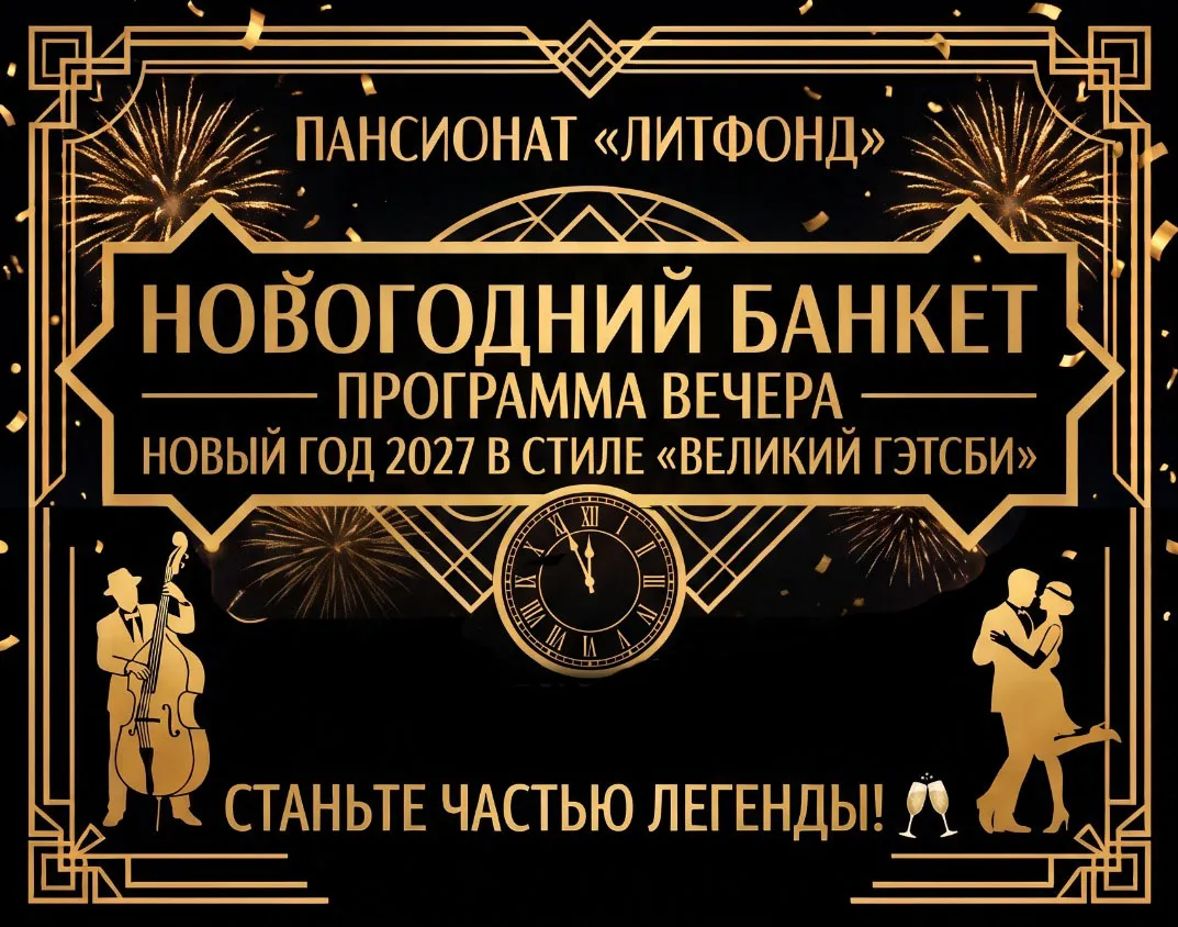 Новый год в пансионате «Литфонд» — это идеальный баланс между яркими шоу, семейным уютом и активным отдыхом у моря! 